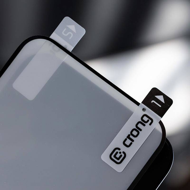 Crong 7D Nano Flexible Glass – Hybrid-Displayschutz mit vollständiger Abdeckung 9H iPhone iPhone 13 Pro Max