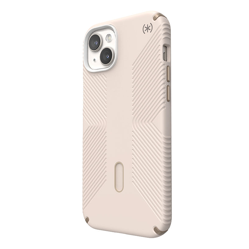 Speck Presidio2 Grip ClickLock &amp; Magsafe – Hülle für iPhone 15 Plus / iPhone 14 Plus (Bleached Bone / Heirloom Gold / Hazel Brown)