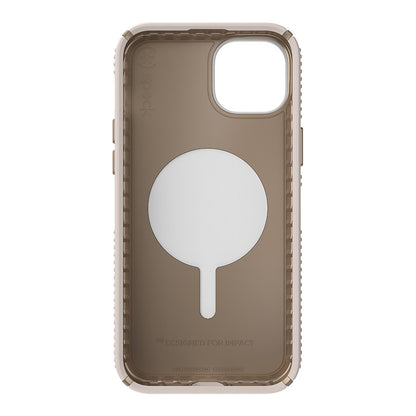 Speck Presidio2 Grip ClickLock &amp; Magsafe – Hülle für iPhone 15 Plus / iPhone 14 Plus (Bleached Bone / Heirloom Gold / Hazel Brown)