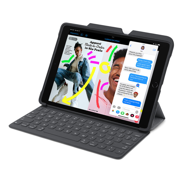 STM Dux Shell Duo - Hoes voor iPad 10.2" (2021) / 8 (2020) / 7 (2019) (zwart)