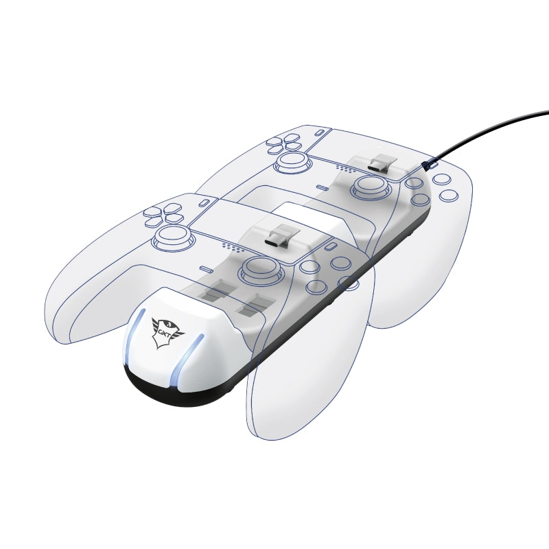 Trust GXT250 – Ladegerät für 2 PS5-Pads