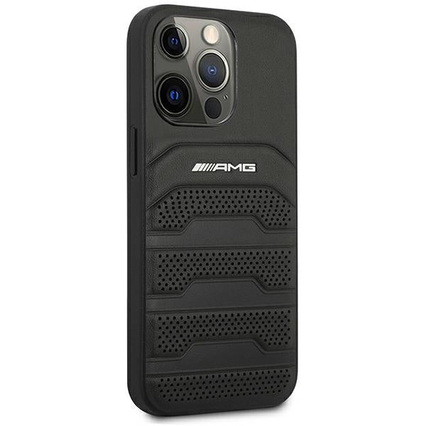 AMG Debossed Lines - hoesje voor iPhone 14 Pro Max (zwart)