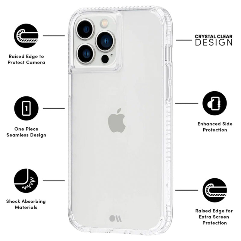 Case-Mate Tough Clear Plus - Hülle für iPhone 13 Pro Max (Transparent)