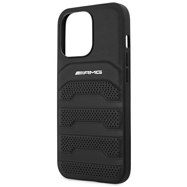AMG Debossed Lines - hoesje voor iPhone 14 Pro Max (zwart)