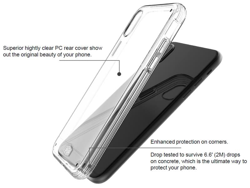 X-Doria ClearVue – Hülle für iPhone Xs Max (klar)