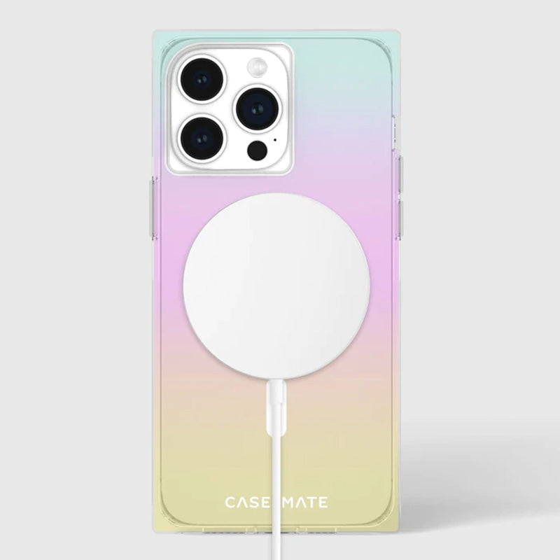 Case-Mate BLOX MagSafe - iPhone 15 Pro Max Hülle (Regenbogenfrostung)