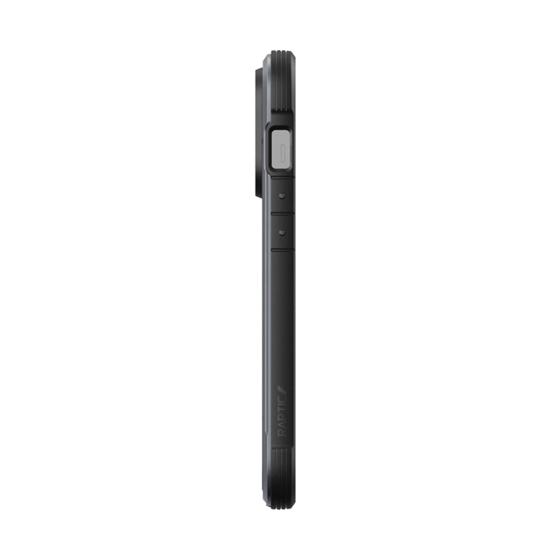 X-Doria Raptic Shield - Aluminum Case for iPhone 14 Pro (Drop-Tested 3m) (Black)