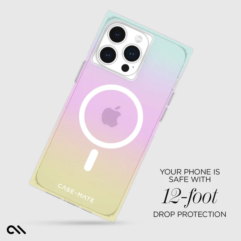 Case-Mate BLOX MagSafe - iPhone 15 Pro Max Hülle (Regenbogenfrostung)