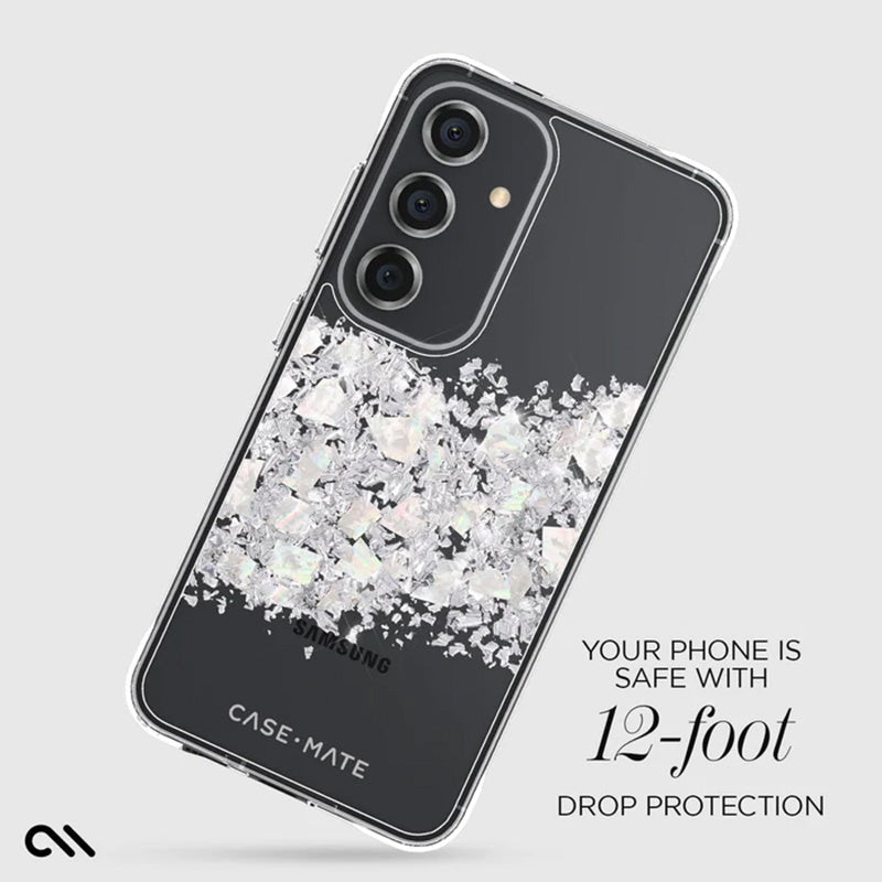 Case-Mate Karat - Samsung Galaxy S24 Hülle mit Perlmutt-Dekor (A Touch of Pearl)