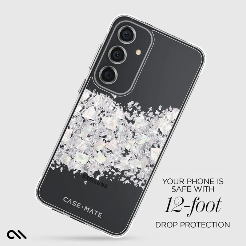 Case-Mate Karat - Samsung Galaxy S24+ Hülle verziert mit Perlmutt (A Touch of Pearl)