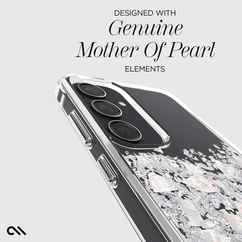 Case-Mate Karat - Samsung Galaxy S24+ Hülle verziert mit Perlmutt (A Touch of Pearl)