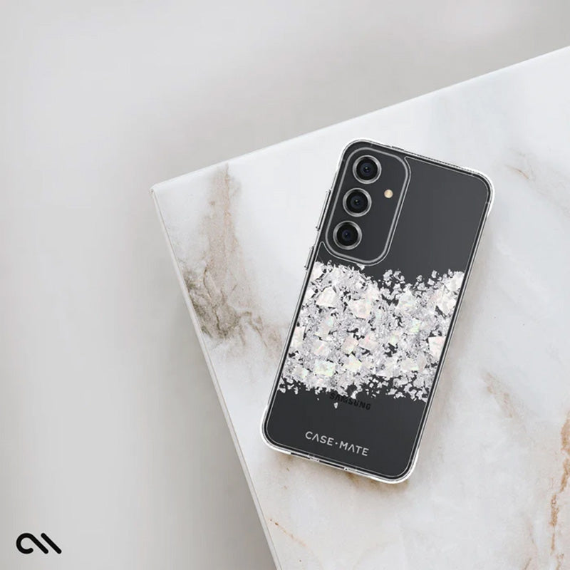 Case-Mate Karat - Samsung Galaxy S24+ Hülle verziert mit Perlmutt (A Touch of Pearl)