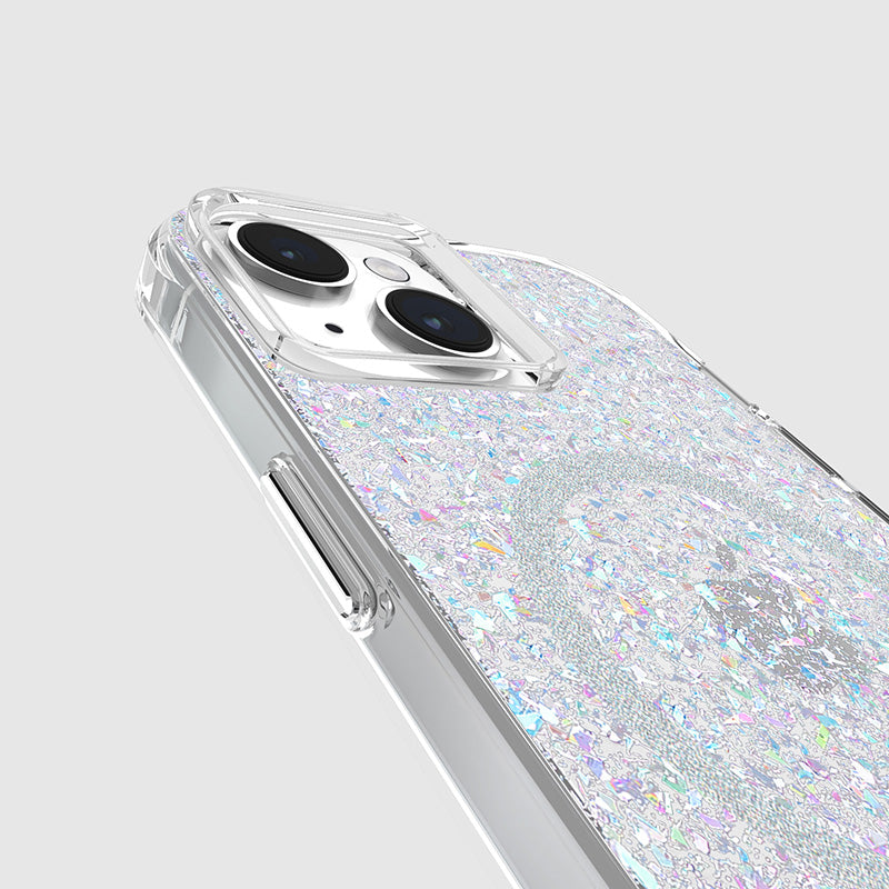 Case-Mate Twinkle MagSafe - Hülle für iPhone 15 / iPhone 14 / iPhone 13 (Disco)