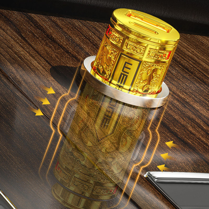 WEKOME WP-C37 Sakin-Serie – USB-C- und USB-A-Schnelllade-PD-20-W-Autoladegerät (Gold)