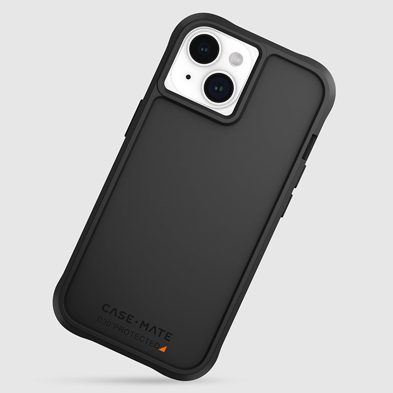 Case-Mate Ultra Tough Plus D3O MagSafe - Hülle für iPhone 15 / iPhone 14 / iPhone 13 (Schwarz)