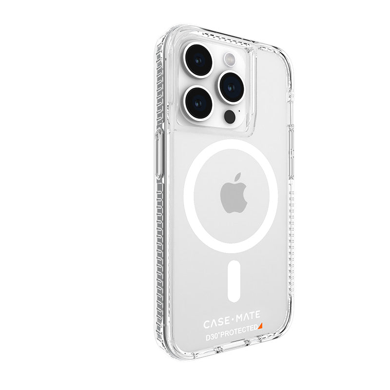 Case-Mate Ultra Tough plus D3O MagSafe - iPhone 15 Pro Hülle (Klar)