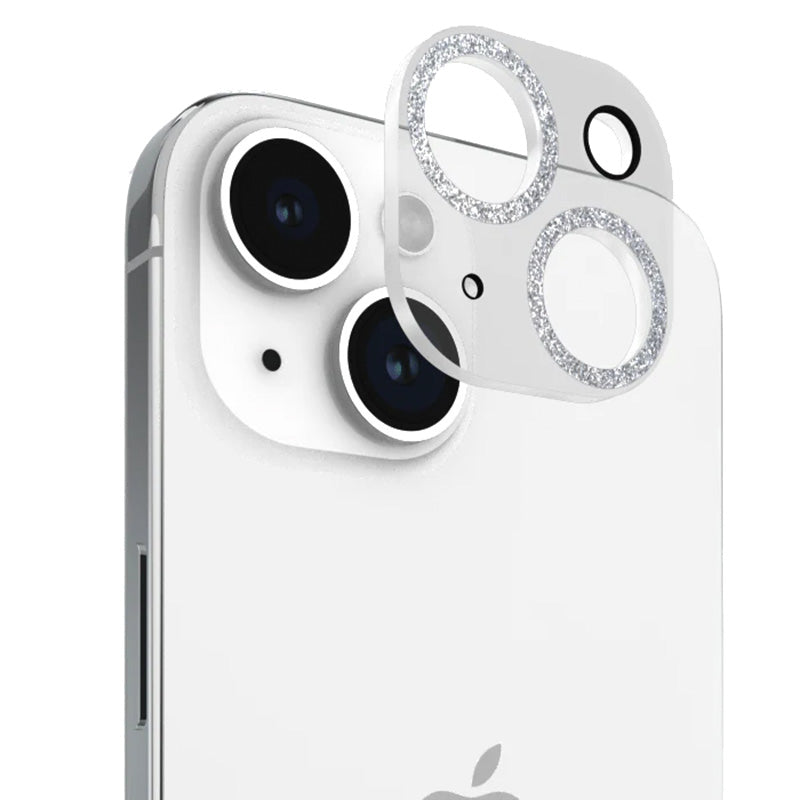 Case-Mate Sparkle Lens Protector – Schutzglas für iPhone 15 / iPhone 15 Plus Kamera (Twinkle)