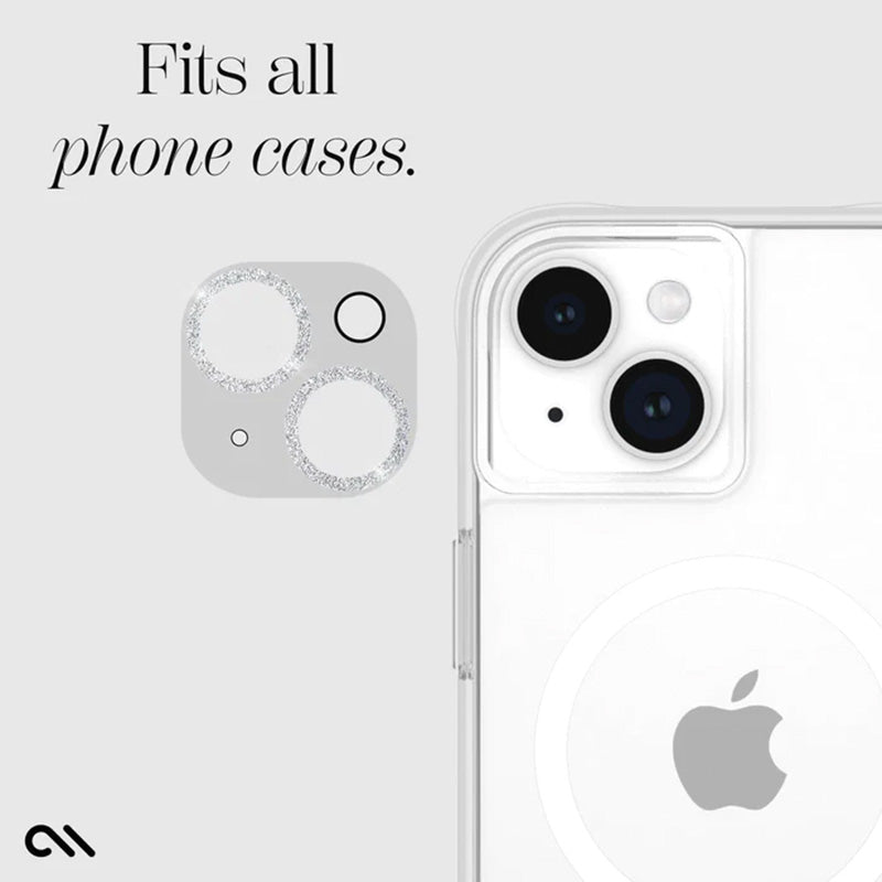 Case-Mate Sparkle Lens Protector – Schutzglas für iPhone 15 / iPhone 15 Plus Kamera (Twinkle)