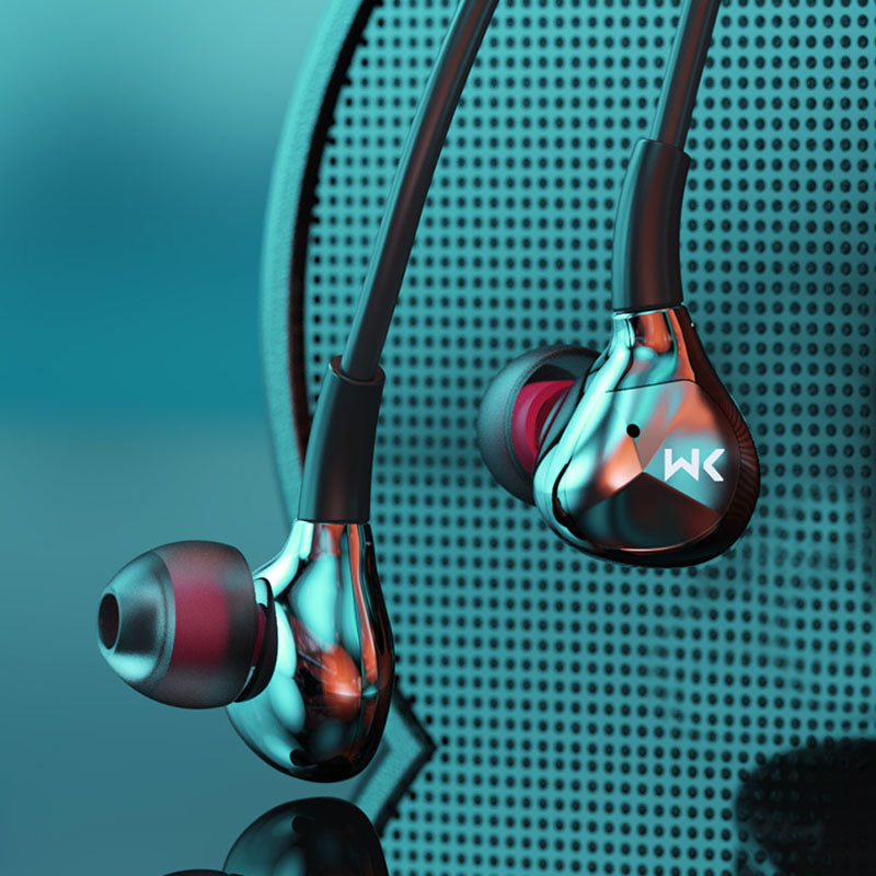 WEKOME YC06 Blackin Series - HiFi jack 3.5 mm wired headphones (White)