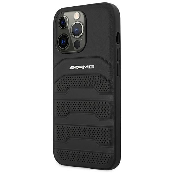 AMG Debossed Lines - hoesje voor iPhone 14 Pro Max (zwart)
