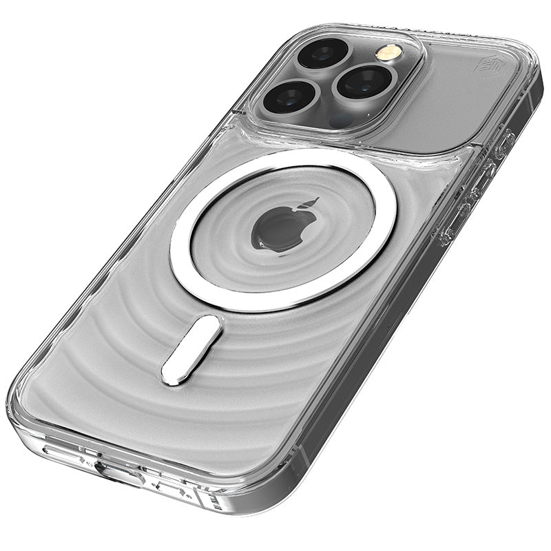 STM Reawaken Ripple MagSafe - Anti-stress case for iPhone 15 Pro Max (Clear)