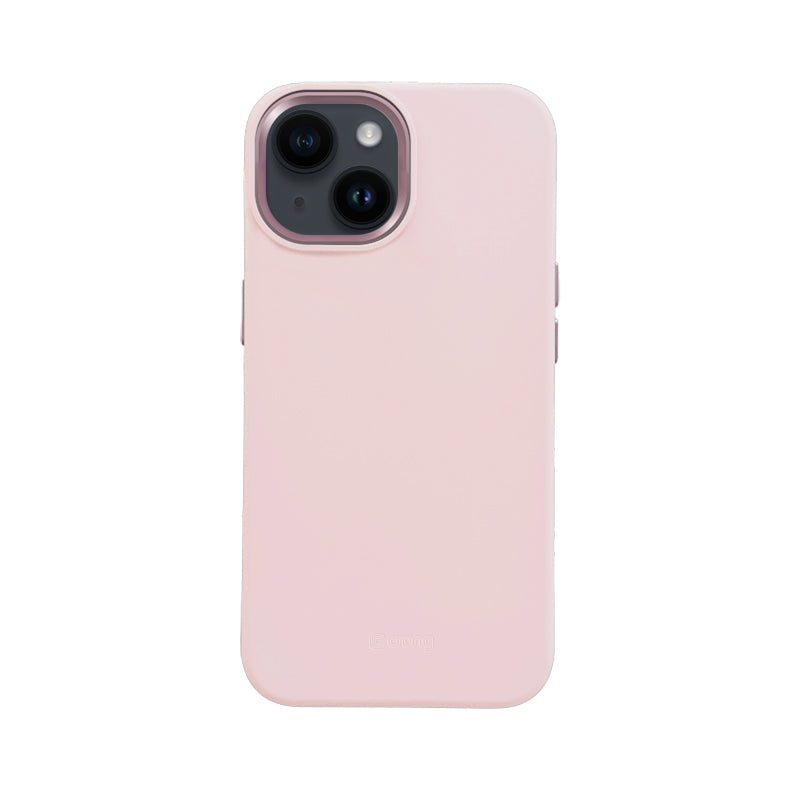 Crong Color Cover LUX Magnetic - Hülle für iPhone 15 Plus MagSafe (Rosa)