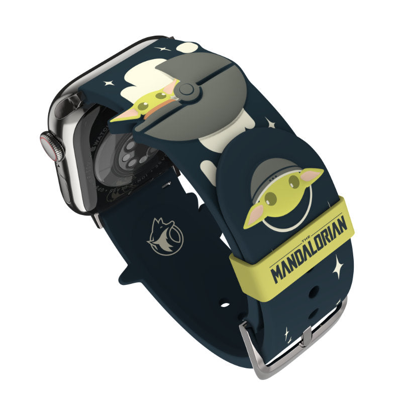 Star Wars - Band voor Apple Watch 38/40/41/42/44/45/49 mm (The Mandalorian Grogu Using The Force 3D)