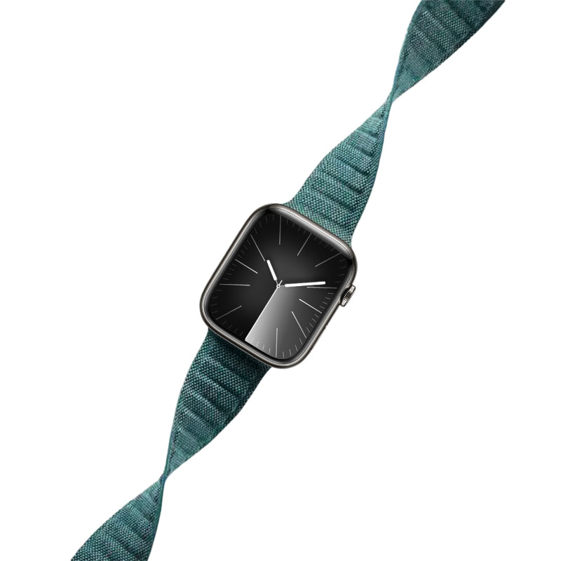 Crong Melange - Magnetic strap for Apple Watch 38/40/41 mm (turquoise melange)