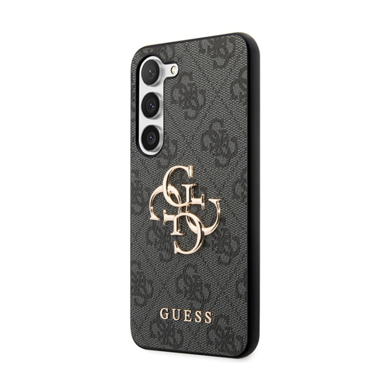 Guess 4G Big Metal Logo - Samsung Galaxy S23 FE hoesje (grijs)