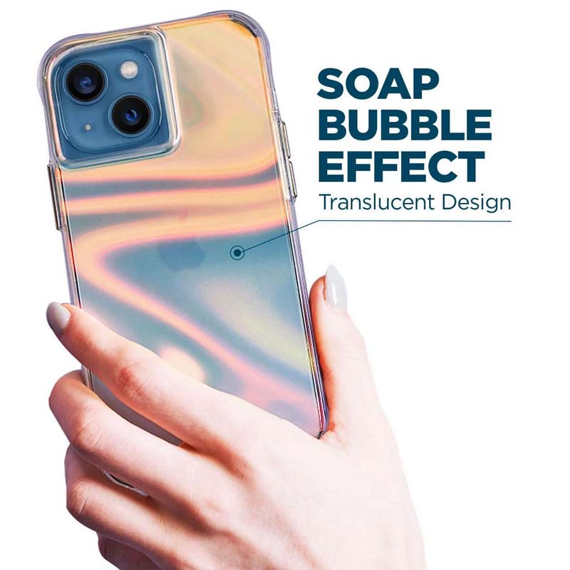 Case-Mate Soap Bubble - Case voor iPhone 14 Plus (Iriserend)