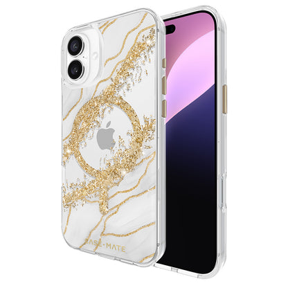 Case-Mate Karat MagSafe - Hülle für iPhone 16 Plus (Granit)