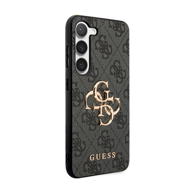 Guess 4G Big Metal Logo - Samsung Galaxy S23 FE hoesje (grijs)