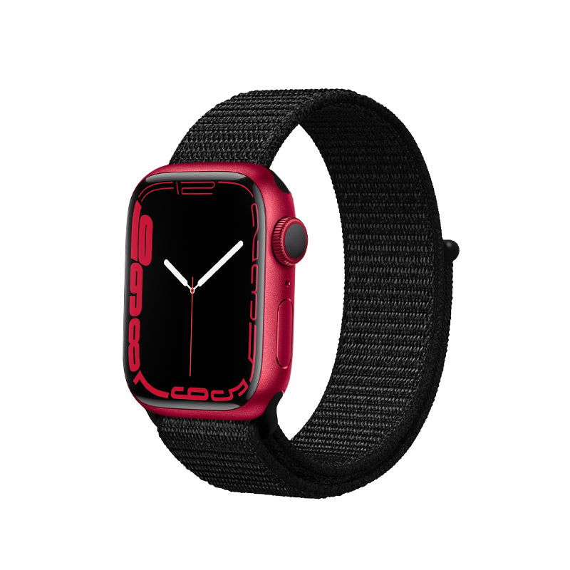 Crong Reflex sportband voor Apple Watch 42/44/45 mm (zwart)