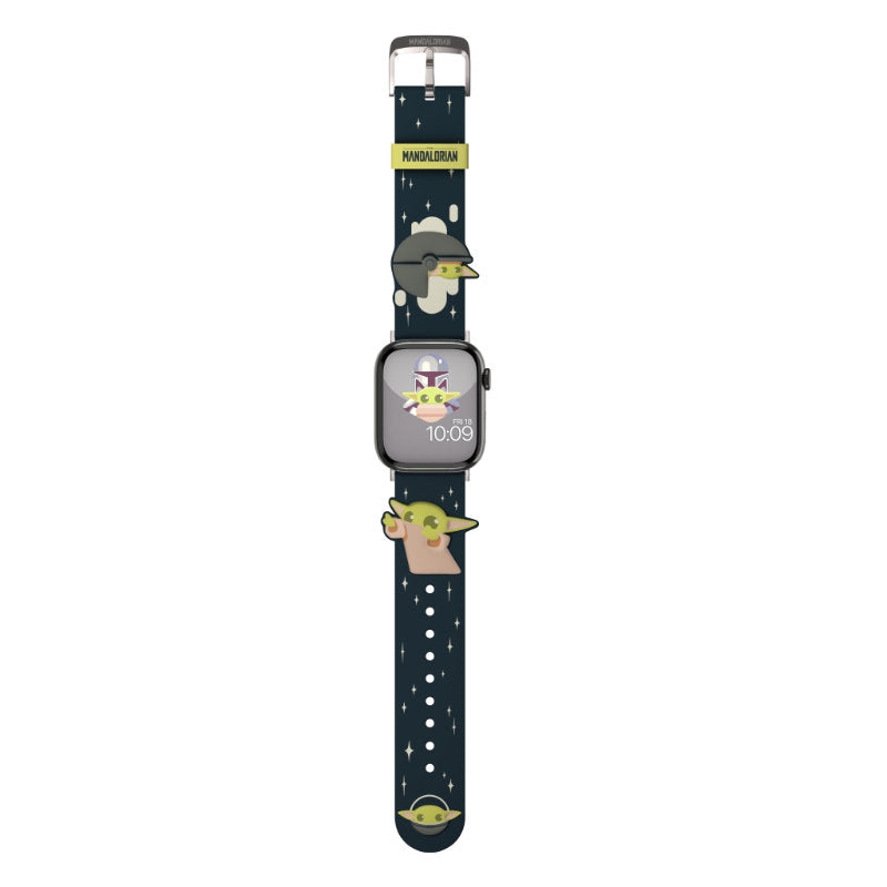 Star Wars - Band voor Apple Watch 38/40/41/42/44/45/49 mm (The Mandalorian Grogu Using The Force 3D)