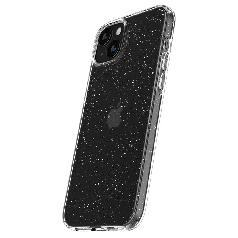 Spigen Liquid Crystal Glitter - Hülle für iPhone 15 (Transparent)