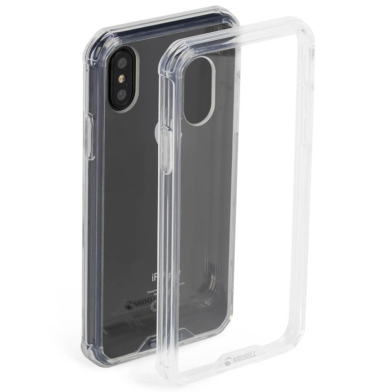 Krusell Kivik Pro Cover - Case for iPhone X (Transparent)