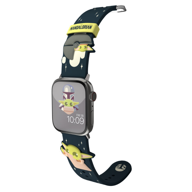 Star Wars - Band voor Apple Watch 38/40/41/42/44/45/49 mm (The Mandalorian Grogu Using The Force 3D)