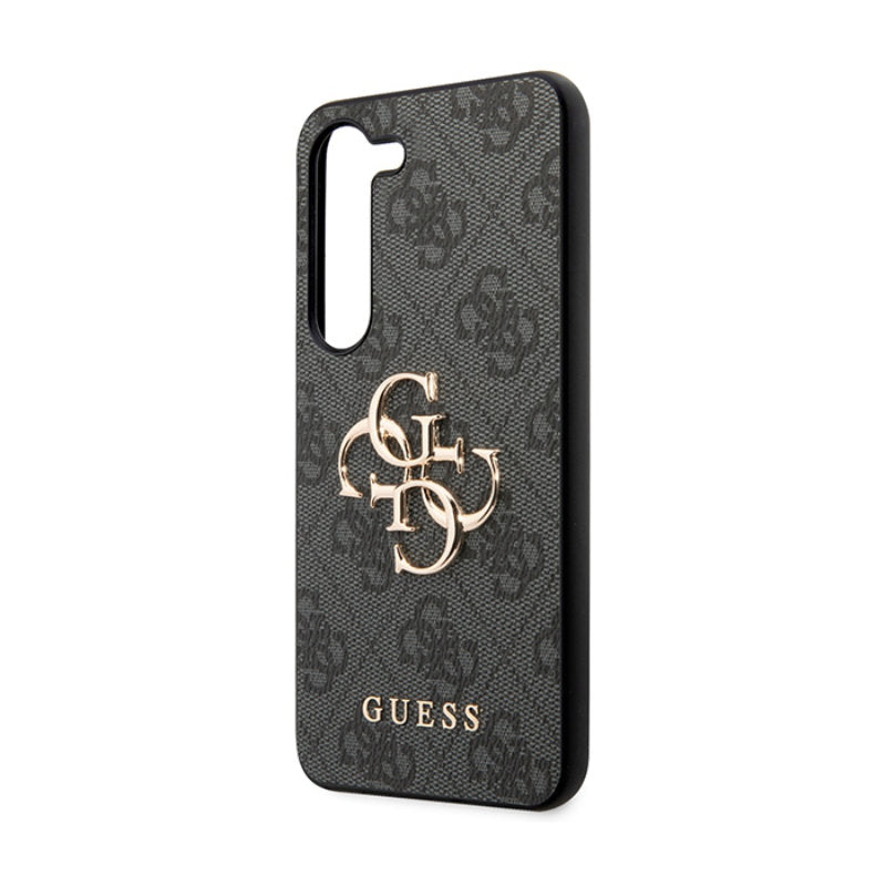 Guess 4G Big Metal Logo - Samsung Galaxy S23 FE hoesje (grijs)