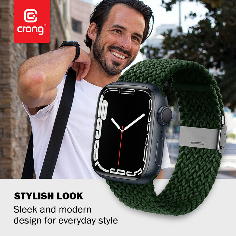 Crong Wave Band for Apple Watch 38/40/41mm (Green)