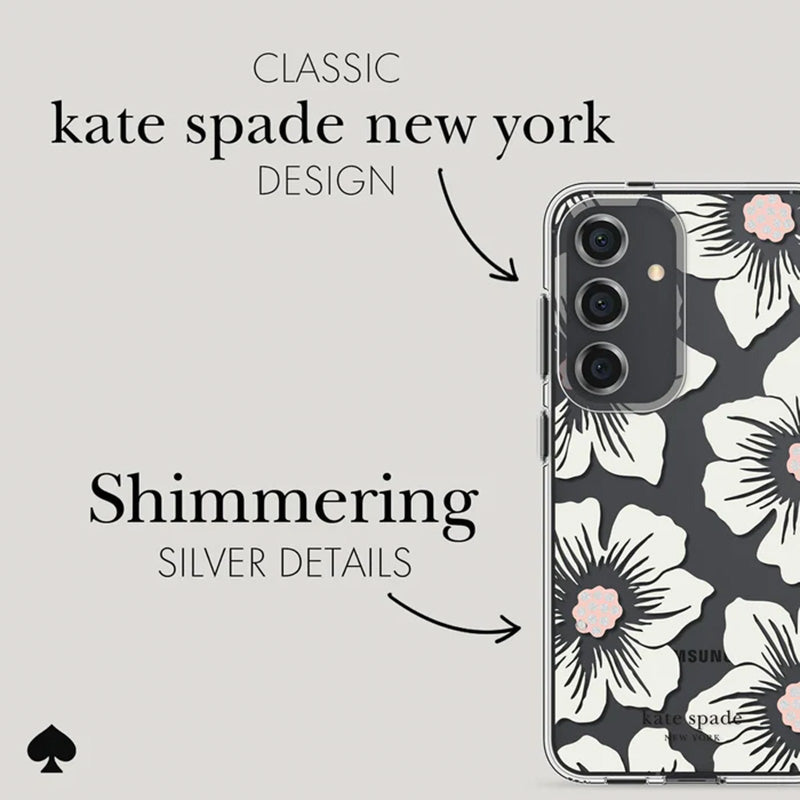 Kate Spade New York beschermhoes - Samsung Galaxy S24 hoesje (stokroos crème)