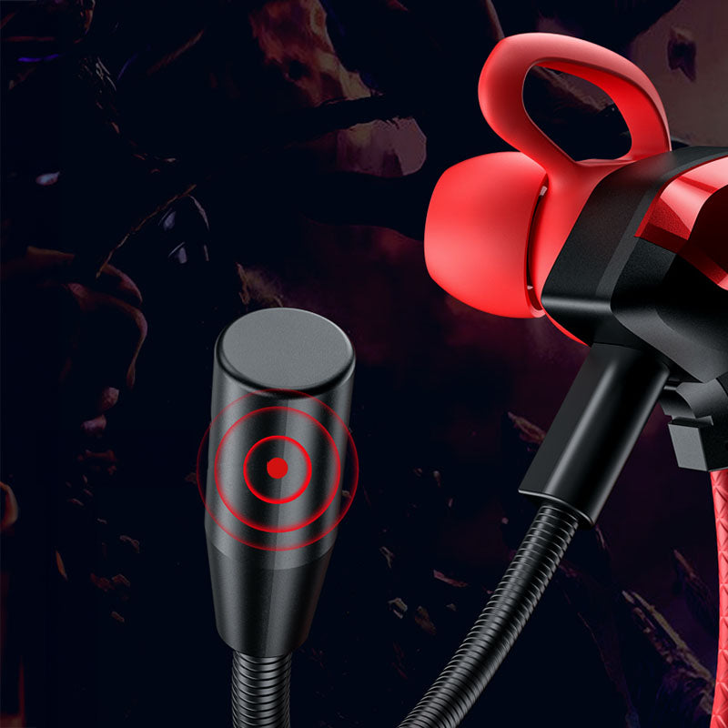 WEKOME ET-Y30 ET-serie - 3,5 mm jack bedrade hoofdtelefoon voor gamers (rood)