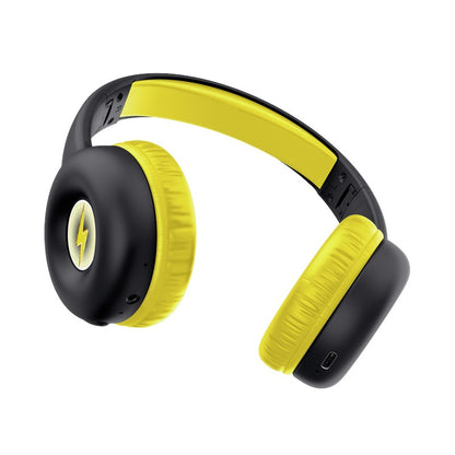Trust Nouna – Kabellose Bluetooth-Over-Ear-Kopfhörer für Kinder (Schwarz)
