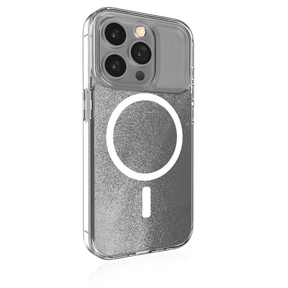STM Relax Sand MagSafe - Anti-stress case for iPhone 15 Pro (Clear / White)