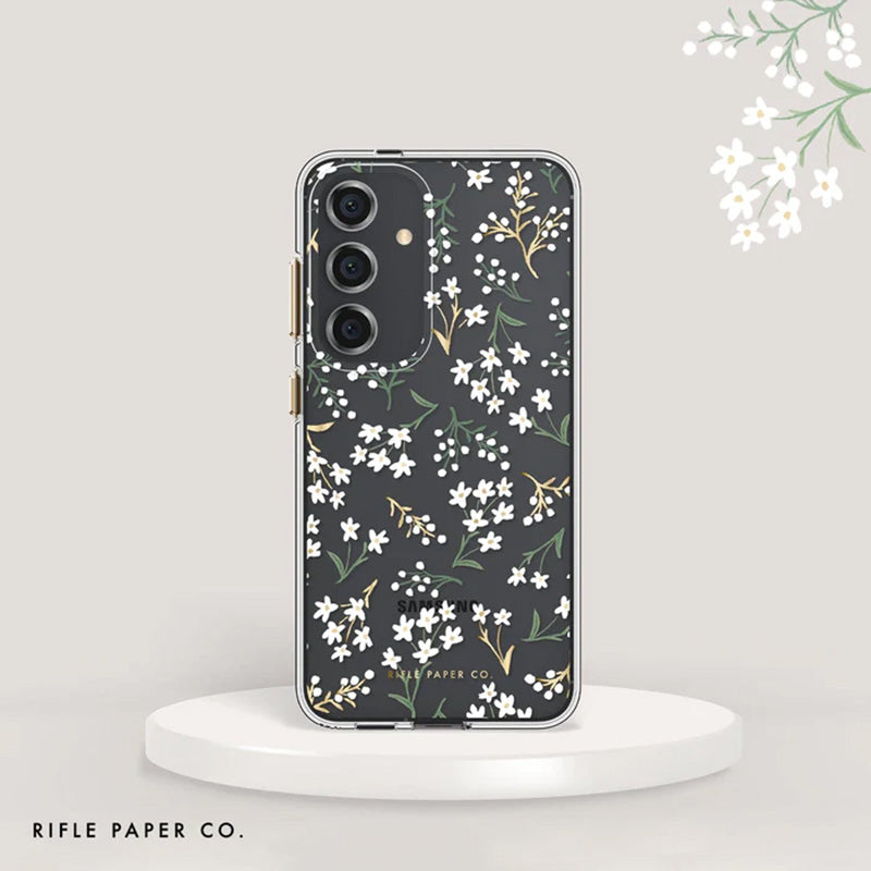 Rifle Paper Clear - Samsung Galaxy S24+ hoesje (Petite Fleurs)