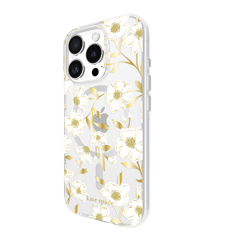 Kate Spade New York Protective Gems MagSafe - Hoesje voor iPhone 16 Pro (Sunshine Floral)