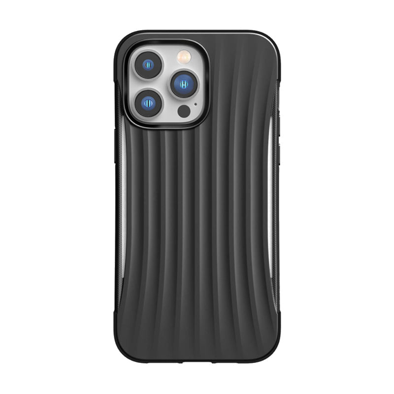 X-Doria Raptic Clutch - Biologisch afbreekbaar hoesje voor iPhone 14 Pro Max (valtest op 3 m) (zwart)