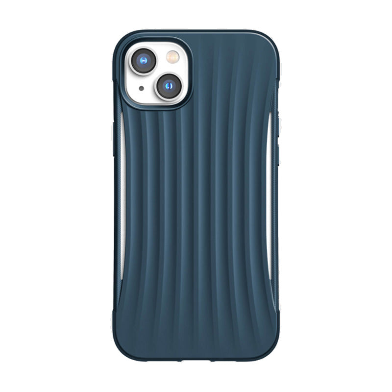 X-Doria Raptic Clutch - Biologisch afbreekbaar hoesje voor iPhone 14 Plus (valtest 3m) (blauw)