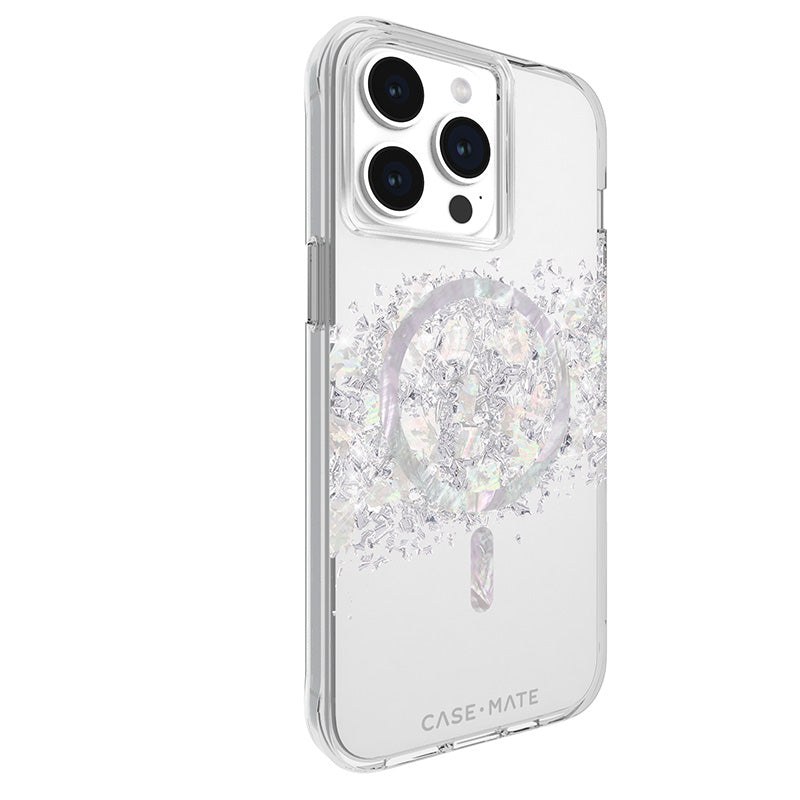 Case-Mate Karat MagSafe - iPhone 15 Pro Max Case with Mother of Pearl (A Touch of Pearl)