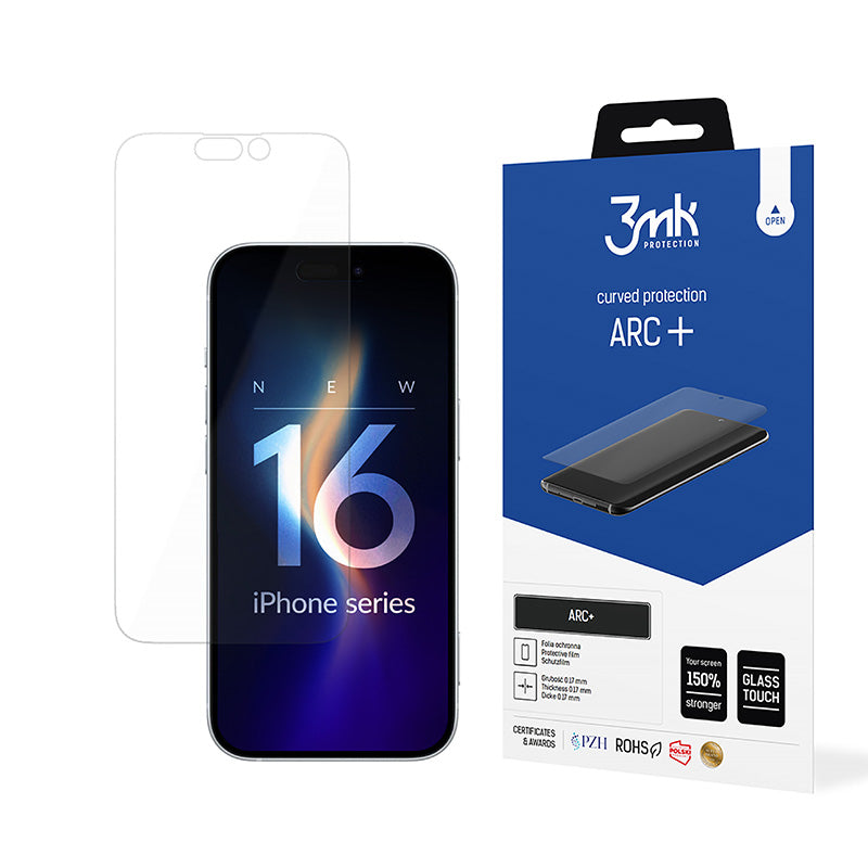 3mk ARC+ - Beschermfolie voor iPhone 16