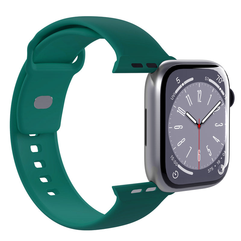 PURO ICON – Elastisches Armband für Apple Watch 38/40/41 mm (S/M &amp; M/L) (Jade)